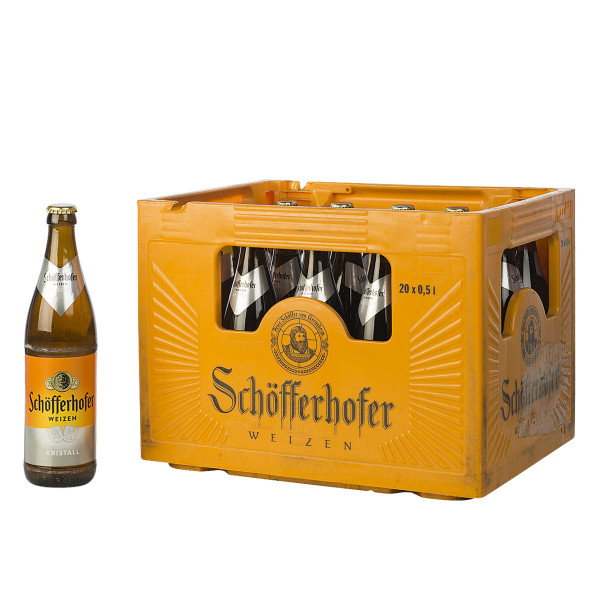 Schöfferhofer Weizen Kristall 20 x 0,5l