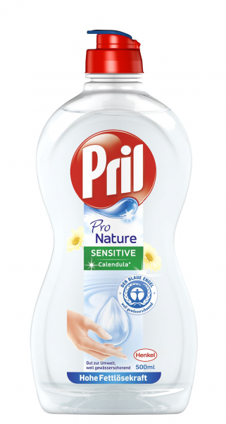 Pril Hand Geschirrspülmittel Konzentrat Pro Nature Sensitive flüssig