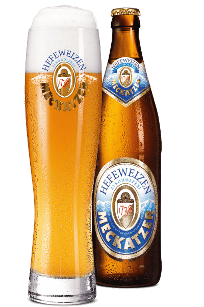 Meckatzer Hefeweizen alkoholfrei 20 x 0,5l Glas