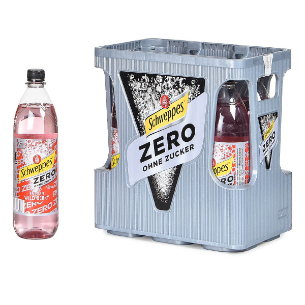 Schweppes Russian Wild Berry Zero 6 x 1l PET