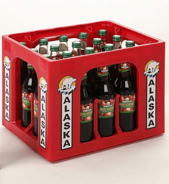 Alaska Rote Schorle Apfel-Kirsch 20 x 0,5l | getraenkedienst.com