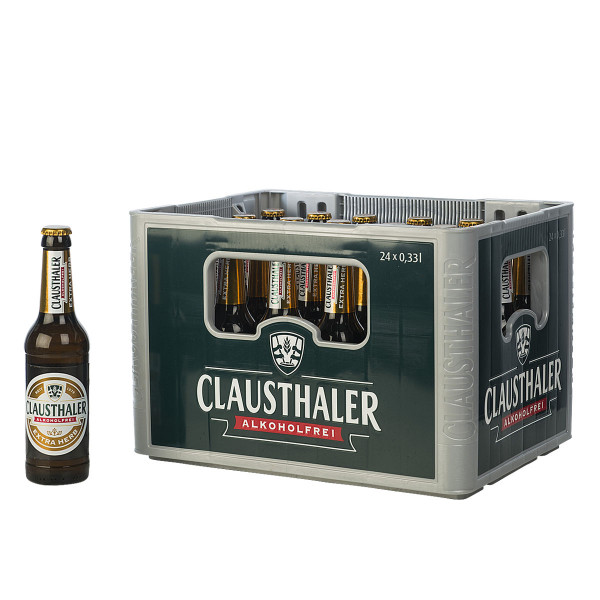 Clausthaler Extra Herb alkoholfrei 24 x 0,33l