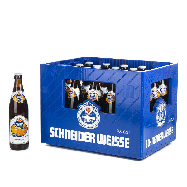 Schneider Weisse Original in der 0,5l Glasflasche