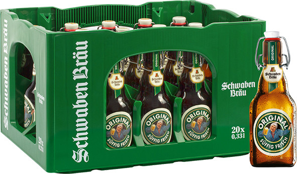 Schwaben Bräu Original Bügel 20 x 0,33l