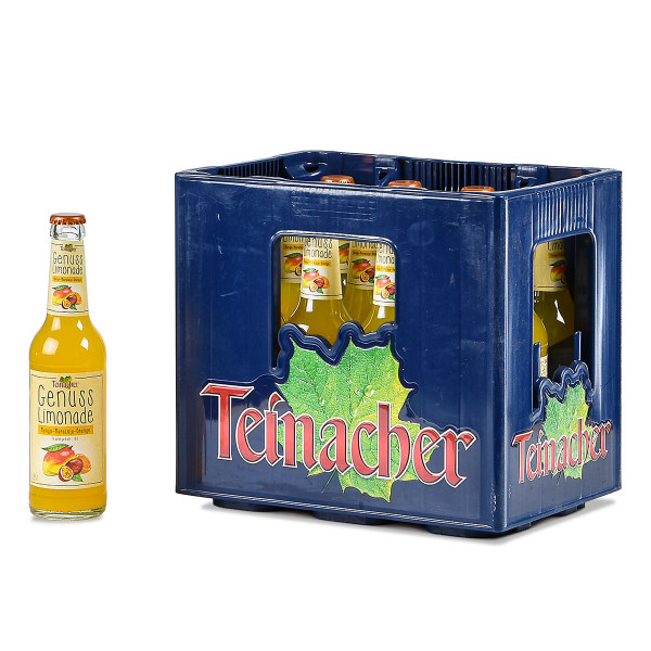 Teinacher Genuss-Limo Mango-Maracuja-Orange 12 x 0,33l