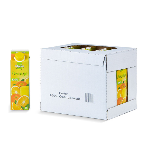 Fruity Orangensaft 100% 12 x 1l