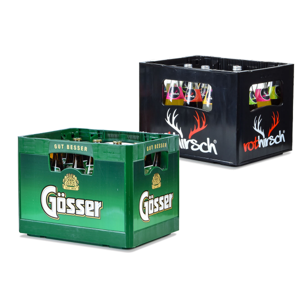 Gösser Falken & Rothirsch je 20 x 0,5l