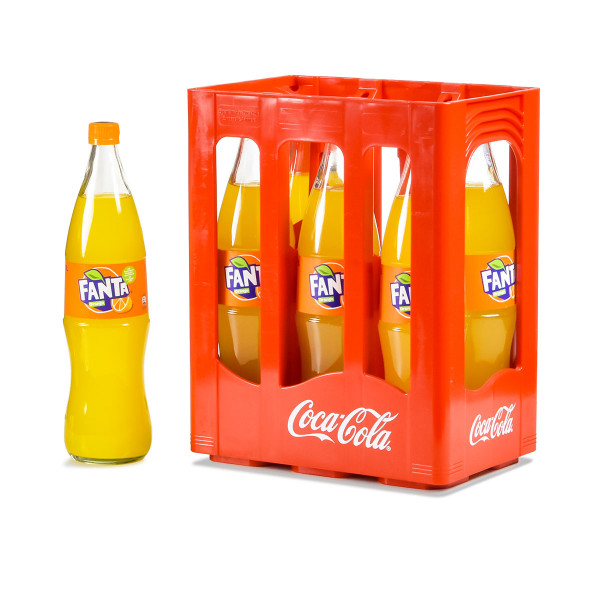 Fanta Orange 6 x 1l Glas