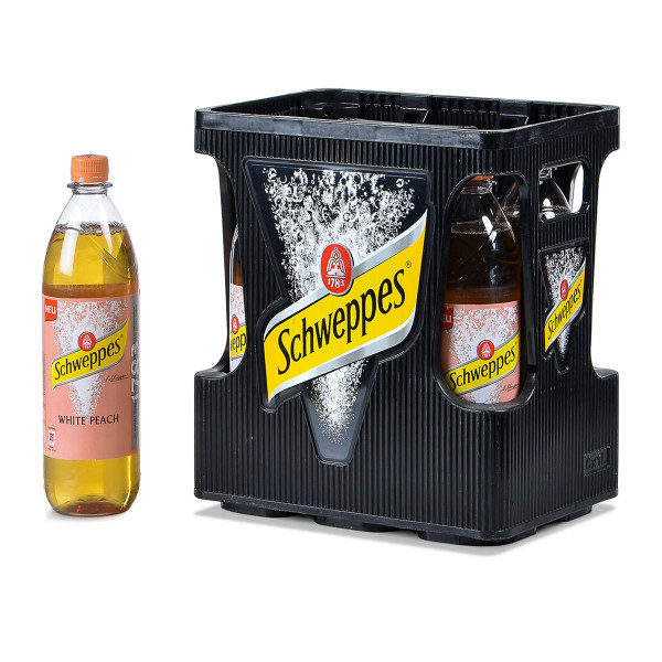 Schweppes White Peach 6 x 1l