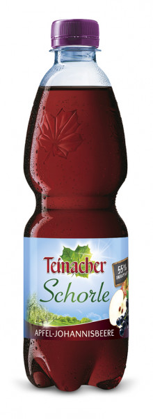 Teinacher Apfel-Johannisbeerschorle PET 20 x 0,5l