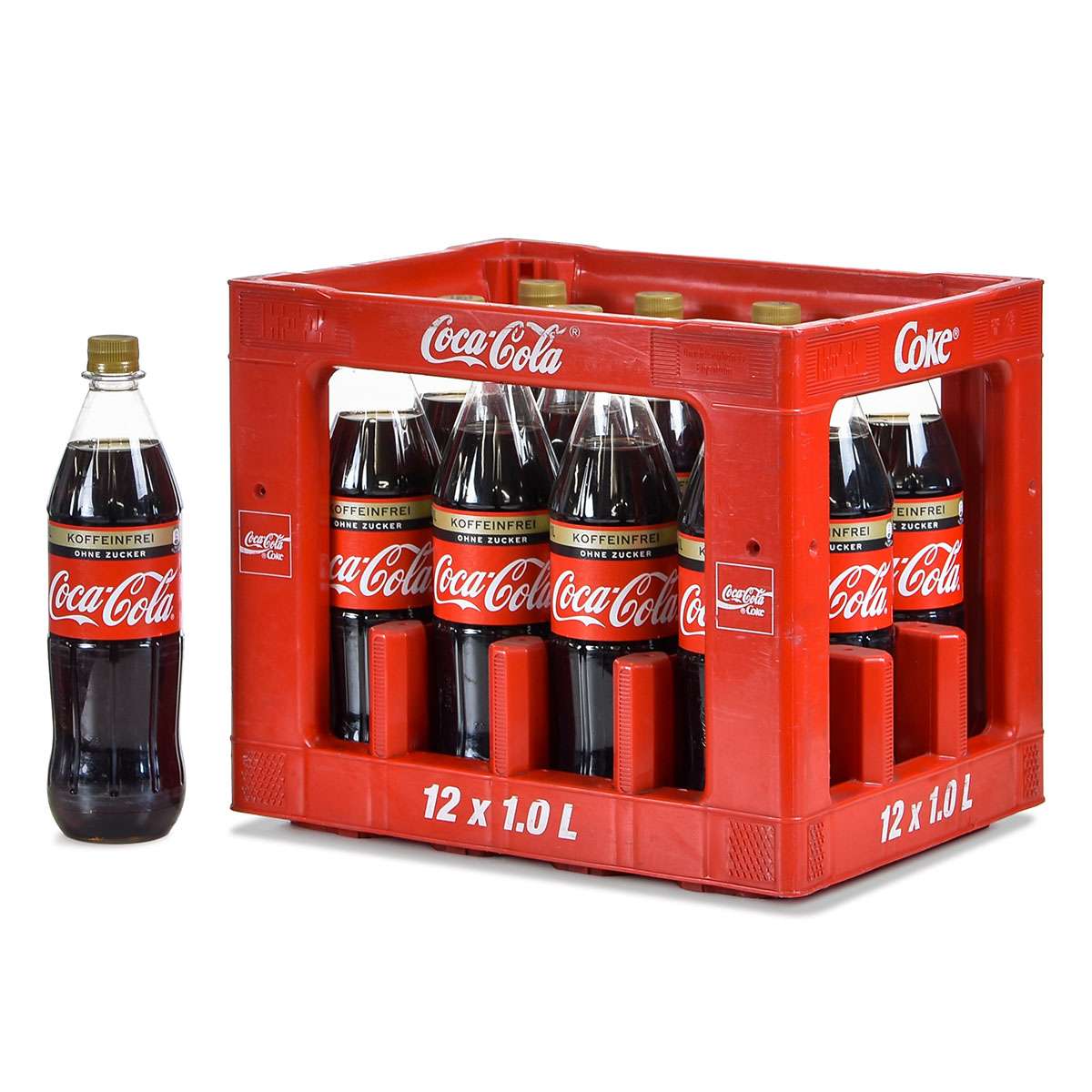 CocaCola Zero Sugar koffeinfrei 12 x 1l