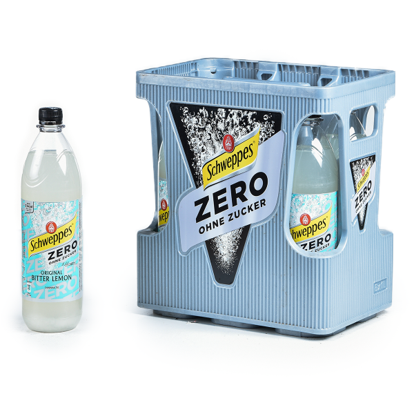 Schweppes Bitter Lemon ZERO PET 6 x 1l