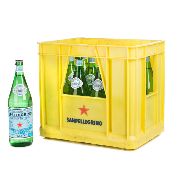 San Pellegrino Mineralwasser in der 1l Glasflasche